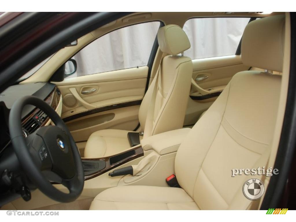 2009 3 Series 328xi Sport Wagon - Barbara Red Metallic / Beige photo #9