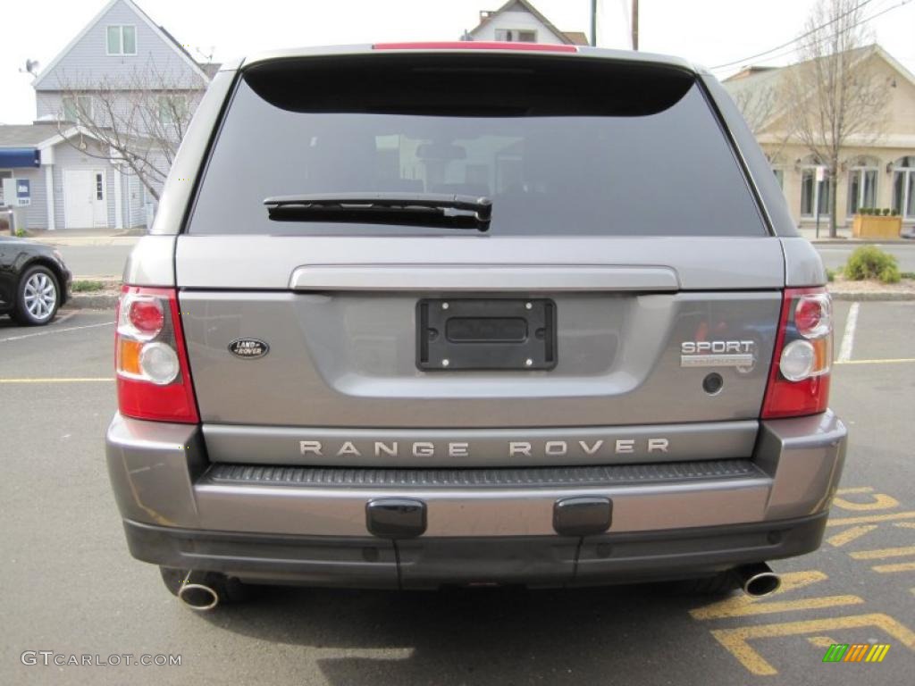 2007 Range Rover Sport Supercharged - Stornoway Grey Metallic / Ebony Black photo #6