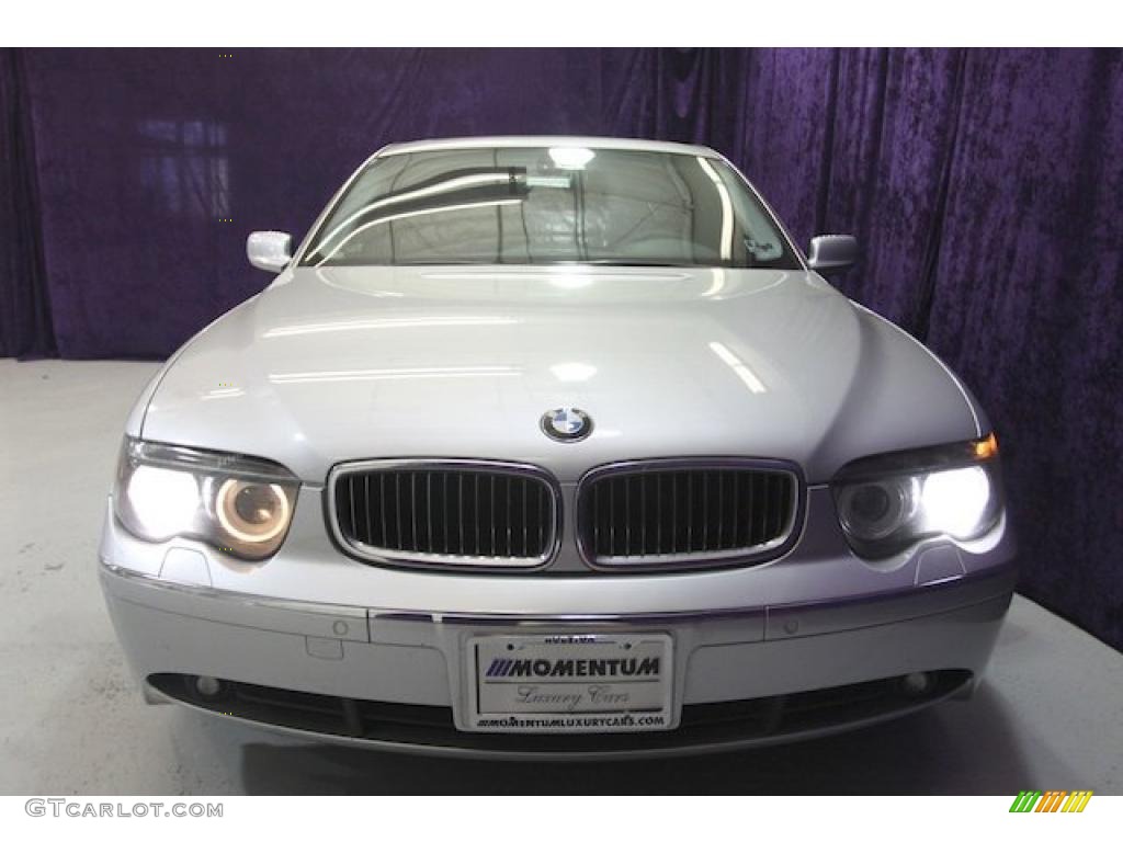 2005 7 Series 745Li Sedan - Titanium Silver Metallic / Basalt Grey/Flannel Grey photo #2