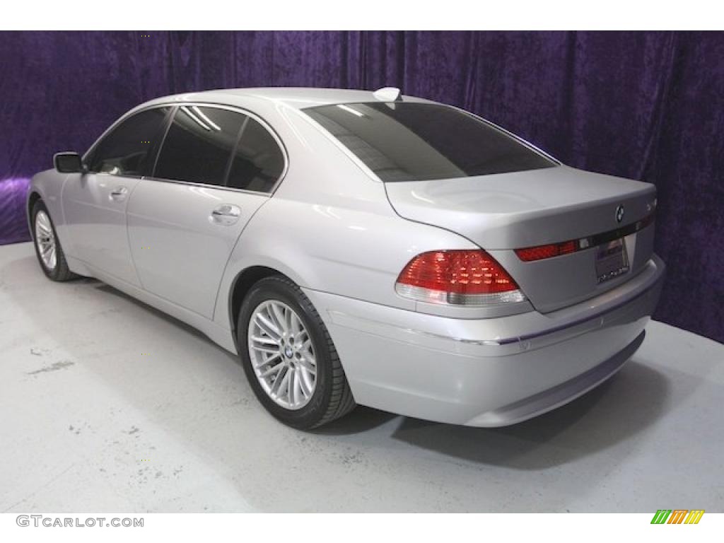 2005 7 Series 745Li Sedan - Titanium Silver Metallic / Basalt Grey/Flannel Grey photo #14