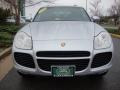 2004 Crystal Silver Metallic Porsche Cayenne Turbo  photo #10