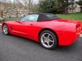 2002 Torch Red Chevrolet Corvette Convertible  photo #3