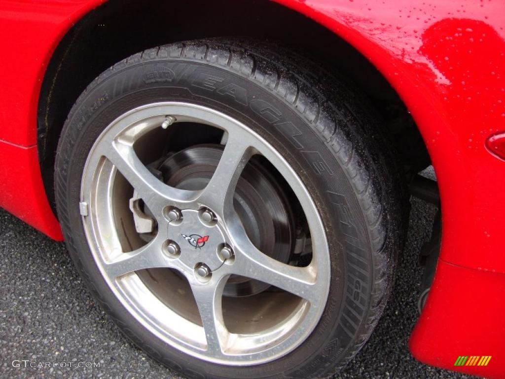 2002 Corvette Convertible - Torch Red / Black photo #4