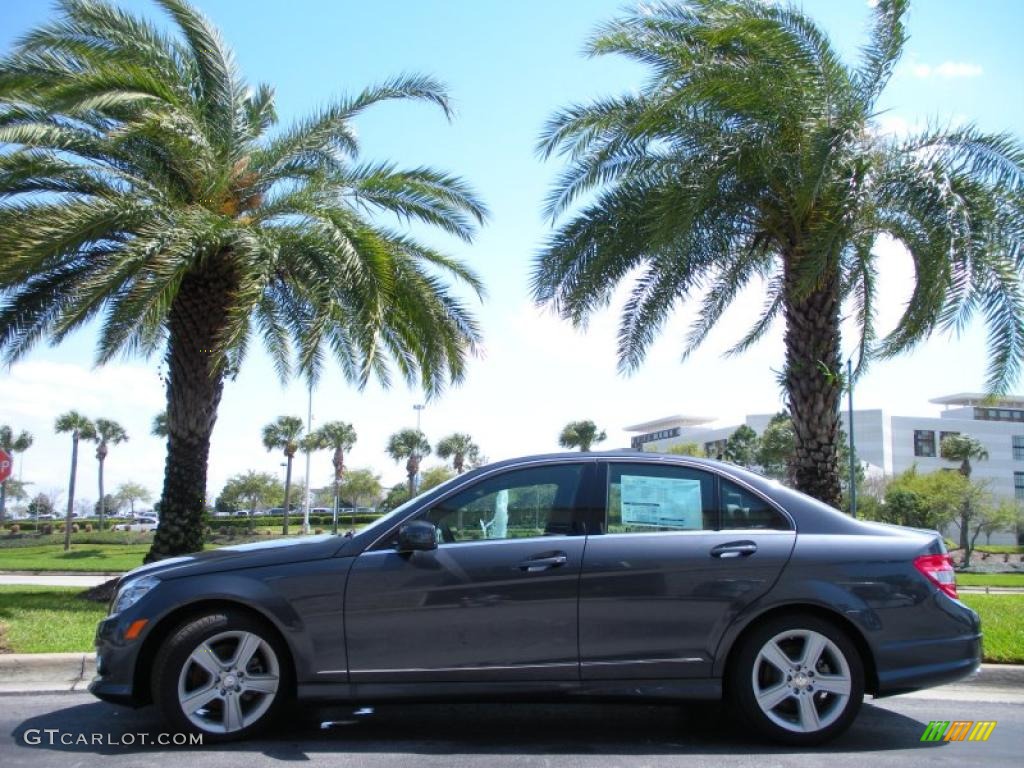 2010 C 300 Sport - Steel Grey Metallic / Black photo #1