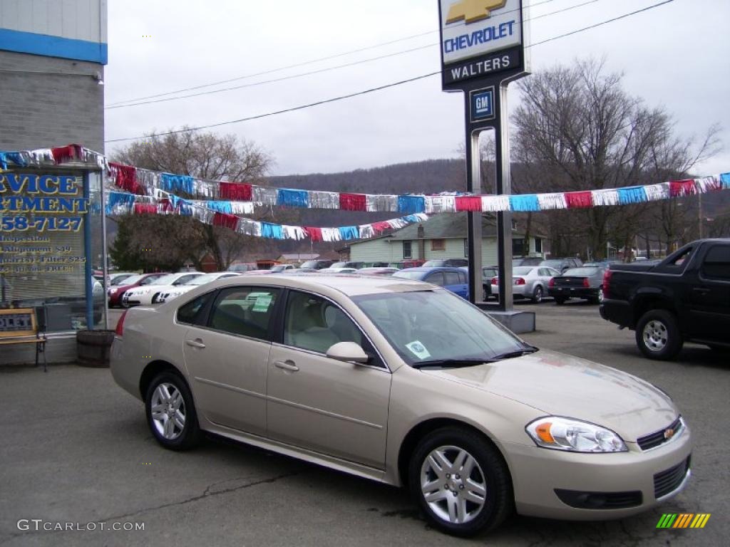 2010 Impala LT - Gold Mist Metallic / Neutral photo #1