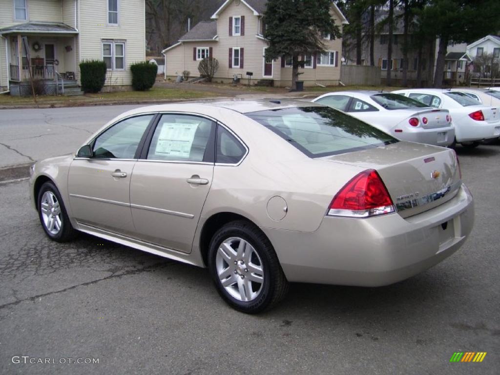 2010 Impala LT - Gold Mist Metallic / Neutral photo #5