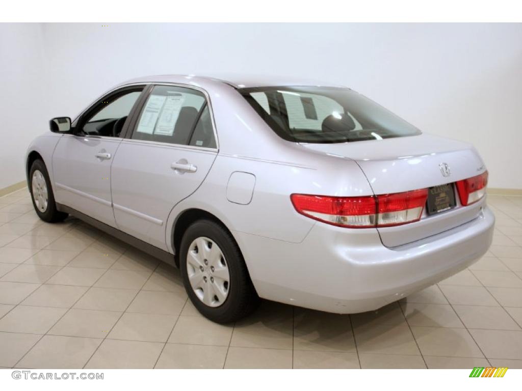 2003 Accord LX Sedan - Satin Silver Metallic / Black photo #5