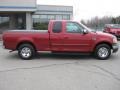 1999 Dark Toreador Red Metallic Ford F150 XLT Extended Cab  photo #2