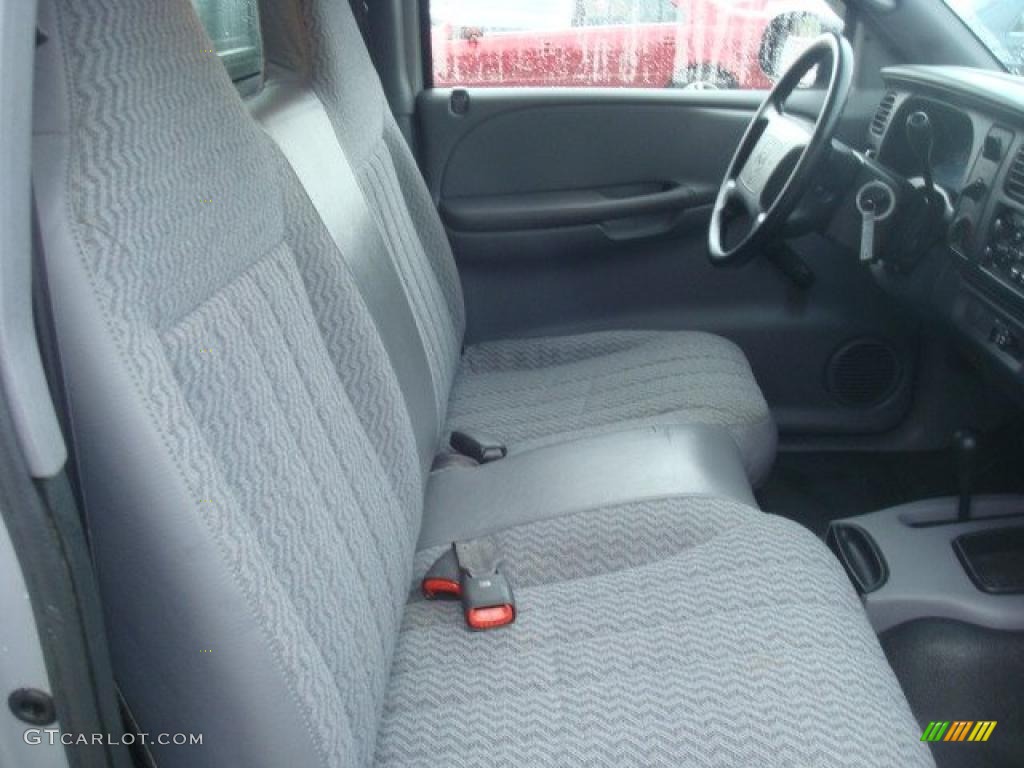 2000 Dakota Regular Cab 4x4 - Light Driftwood Satin Glow / Mist Gray photo #13