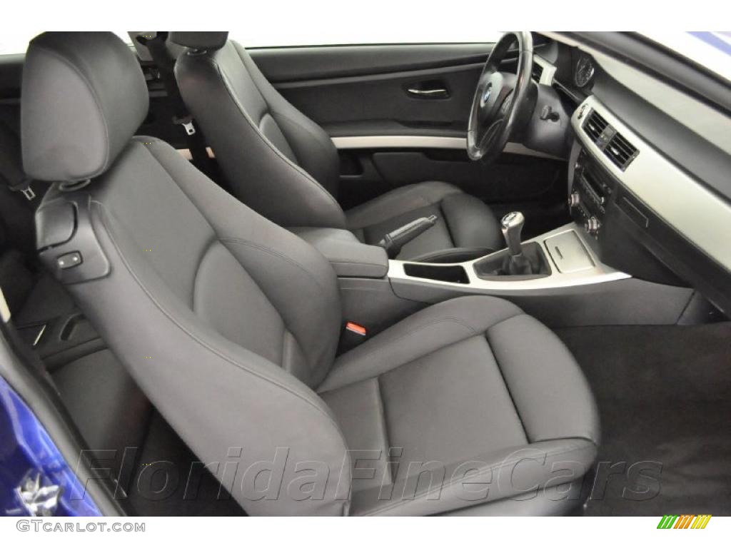 2007 3 Series 335i Coupe - Montego Blue Metallic / Black photo #13
