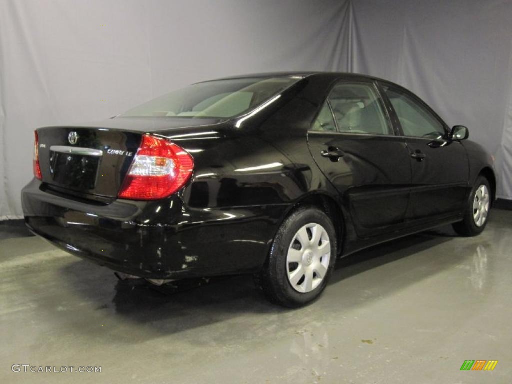 2003 Camry LE - Black / Stone photo #3