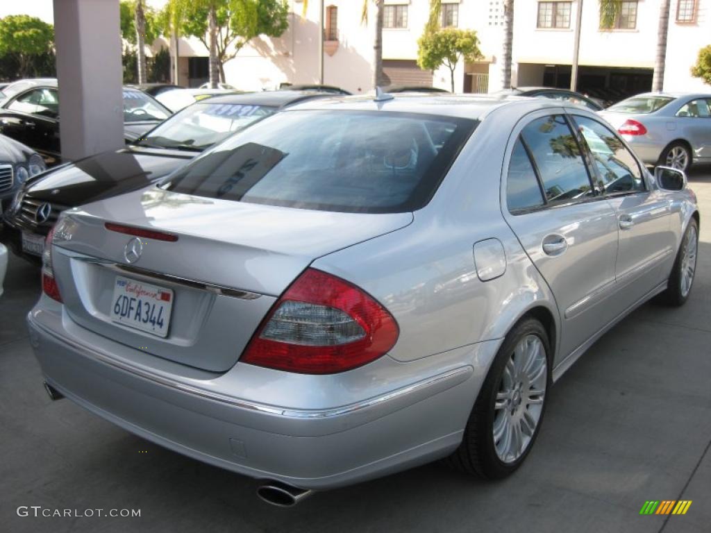 2008 E 350 Sedan - Iridium Silver Metallic / Black photo #3