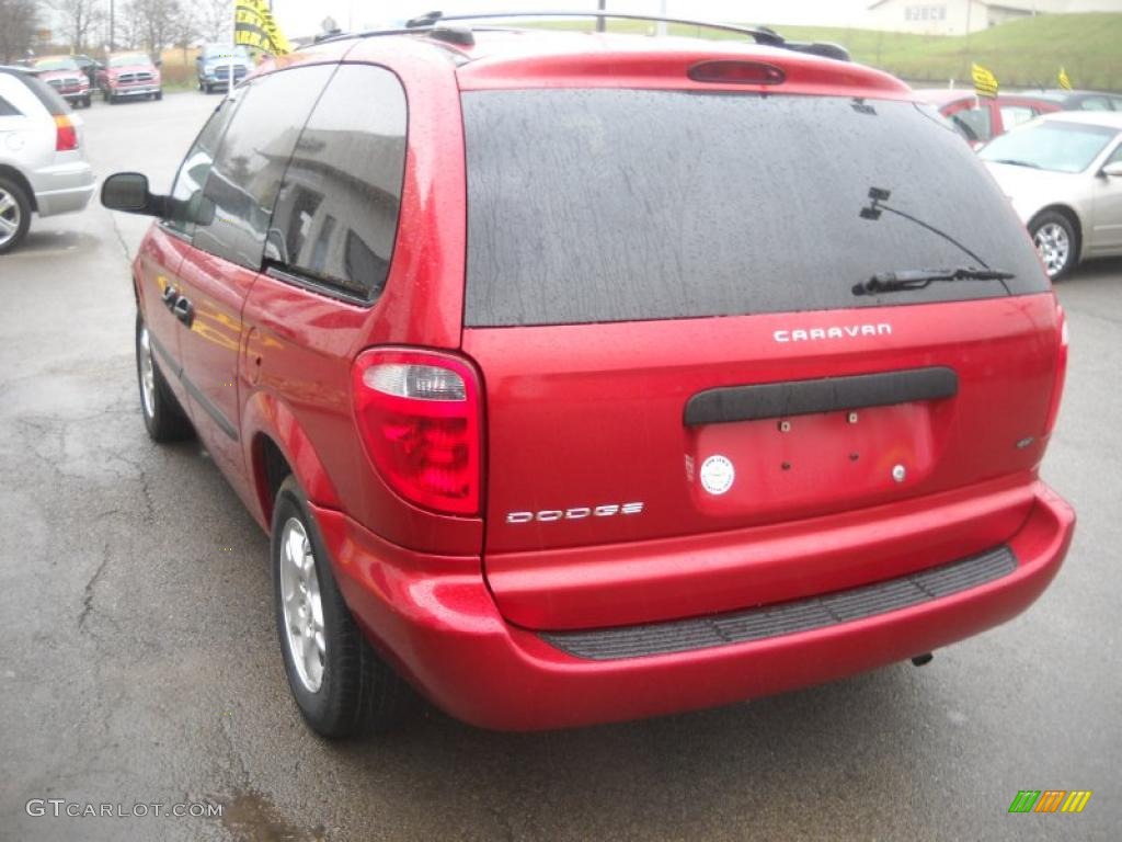 2003 Caravan SE - Inferno Red Tinted Pearl / Gray photo #4