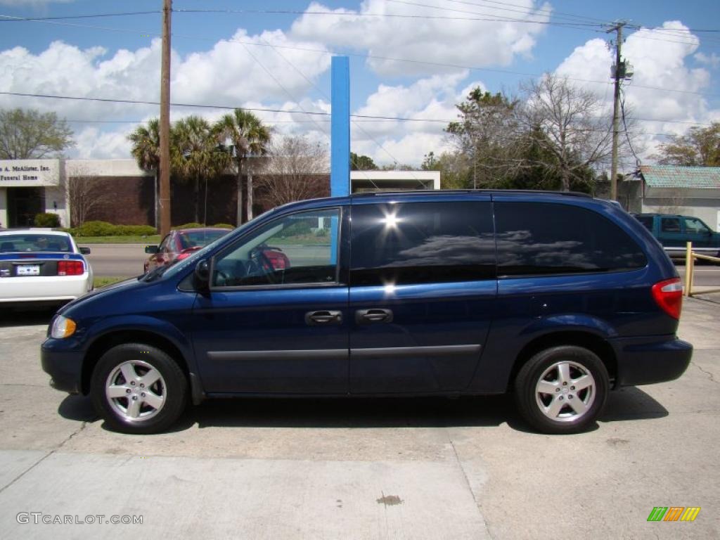 2006 Grand Caravan SE - Butane Blue Pearl / Medium Slate Gray photo #5