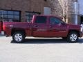 2008 Deep Ruby Metallic Chevrolet Silverado 1500 LT Crew Cab 4x4  photo #2