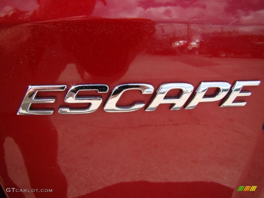 2004 Escape XLS V6 4WD - Redfire Metallic / Medium/Dark Flint photo #35