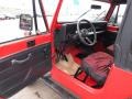 1995 Poppy Red Jeep Wrangler SE 4x4  photo #13