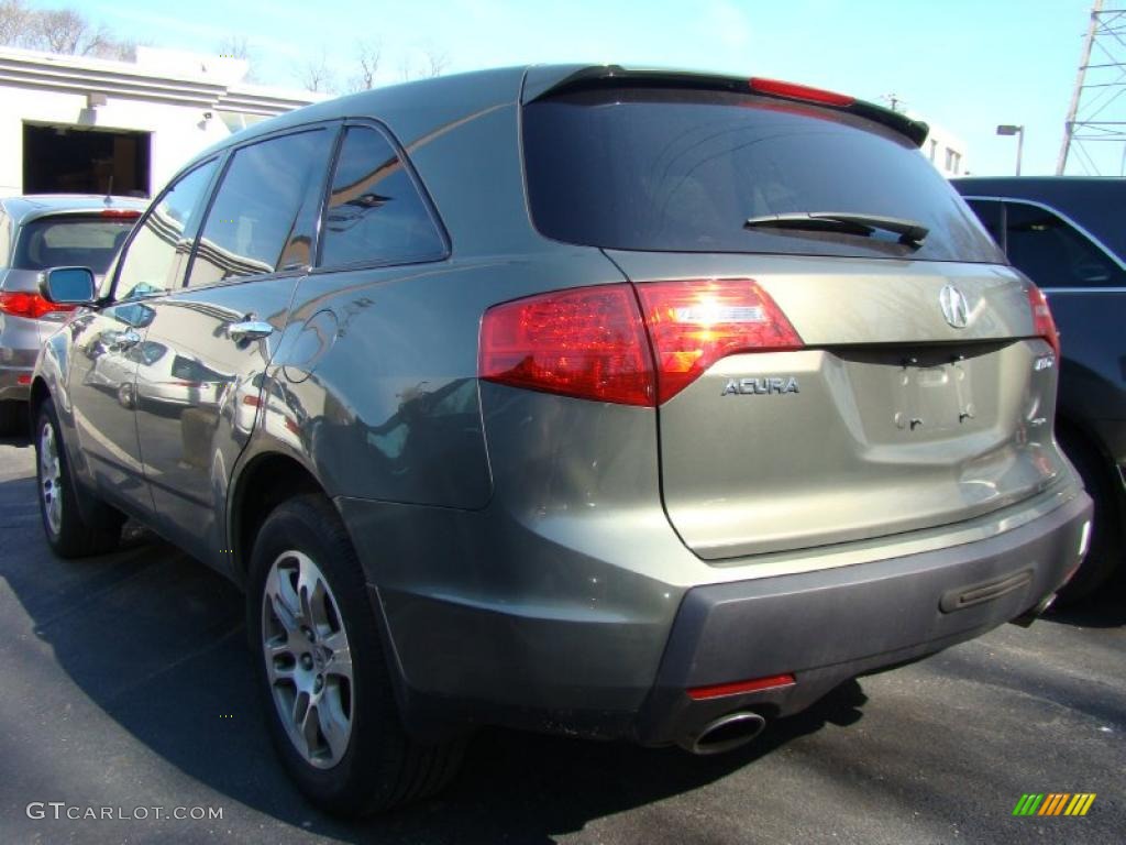 2007 MDX  - Aberdeen Green Metallic / Ebony photo #2