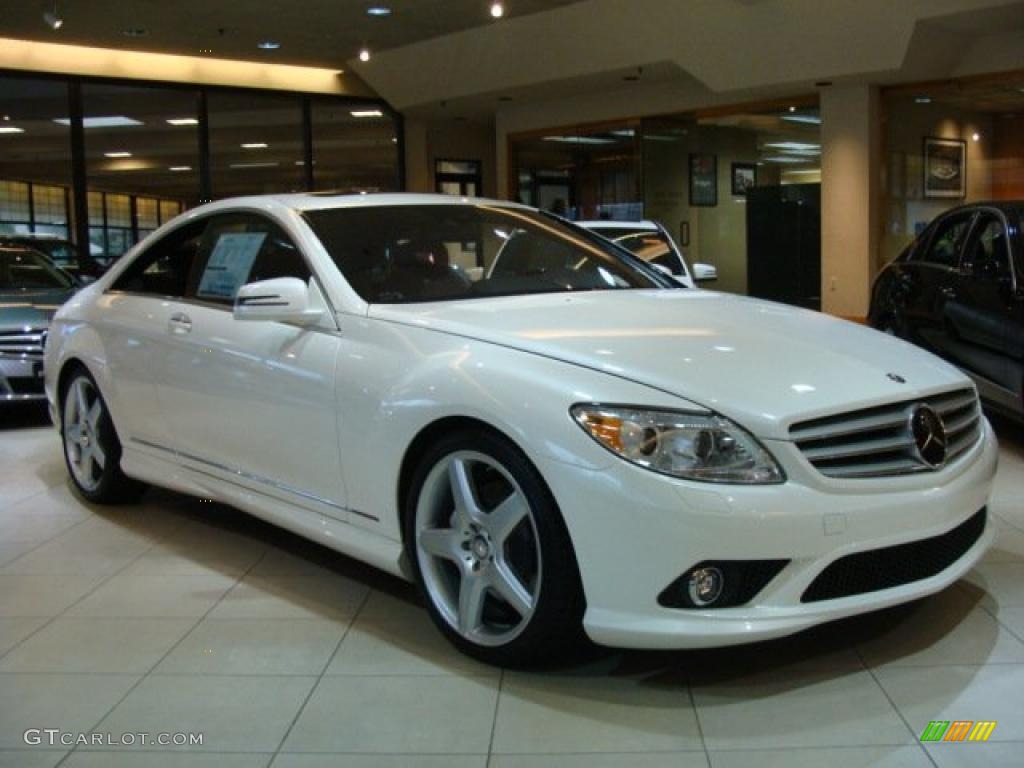 2010 CL 550 4Matic - Diamond White Metallic / Cognac/Black photo #1