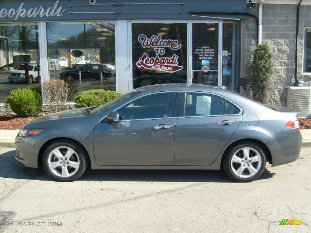 2009 TSX Sedan - Polished Metal Metallic / Ebony photo #2