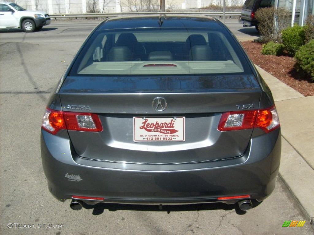 2009 TSX Sedan - Polished Metal Metallic / Ebony photo #4