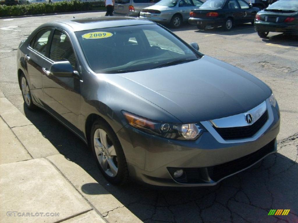 2009 TSX Sedan - Polished Metal Metallic / Ebony photo #5