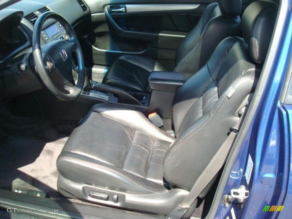 2007 Accord EX V6 Coupe - Sapphire Blue Pearl / Black photo #11