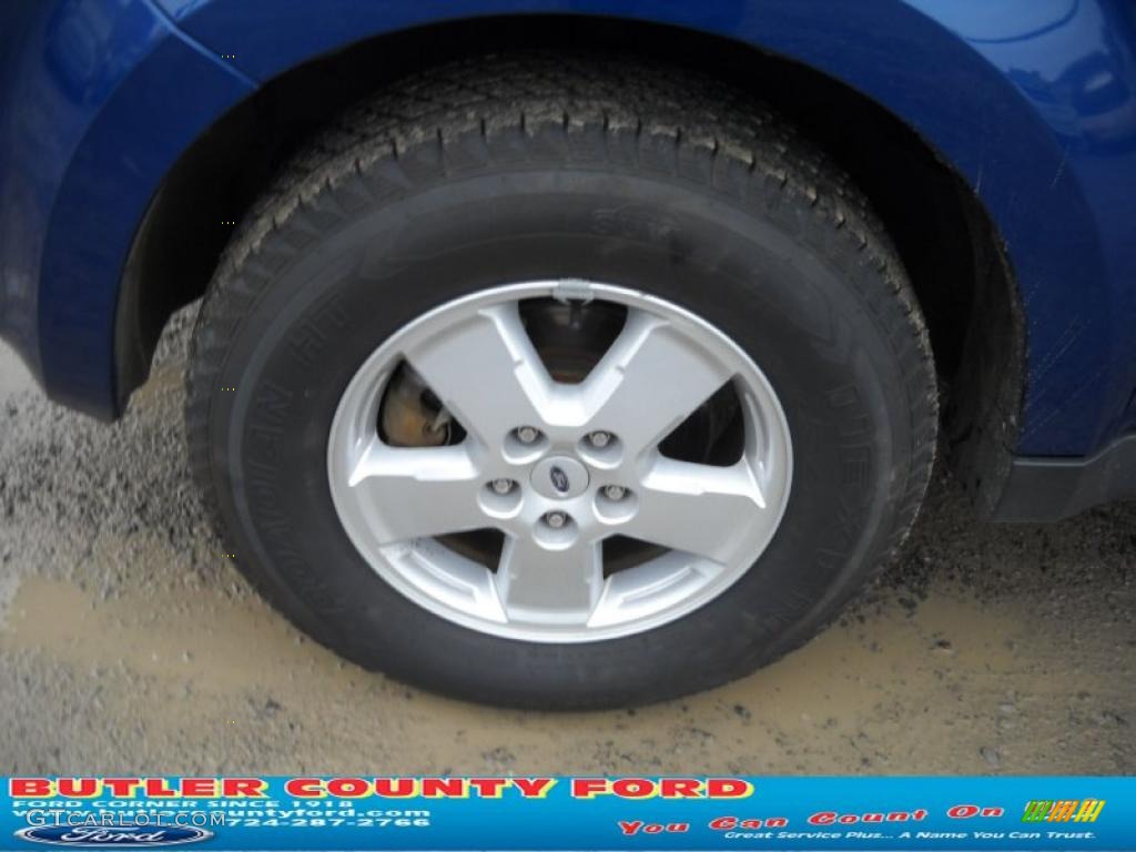 2008 Escape XLT V6 4WD - Vista Blue Metallic / Stone photo #17