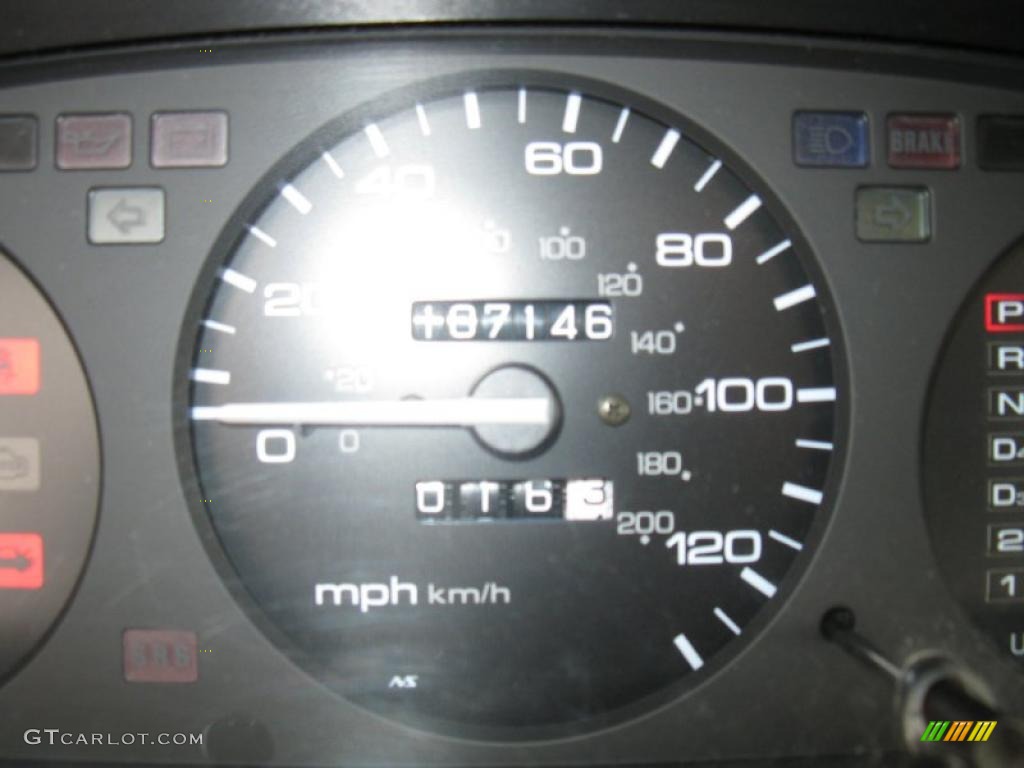 1992 Civic DX Hatchback - Harvard Blue Pearl / Gray photo #18