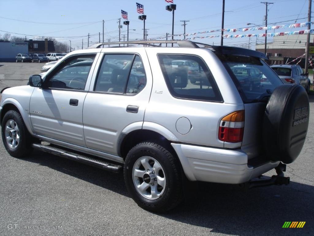1999 Rodeo LS 4WD - Bright Silver Metallic / Gray photo #5
