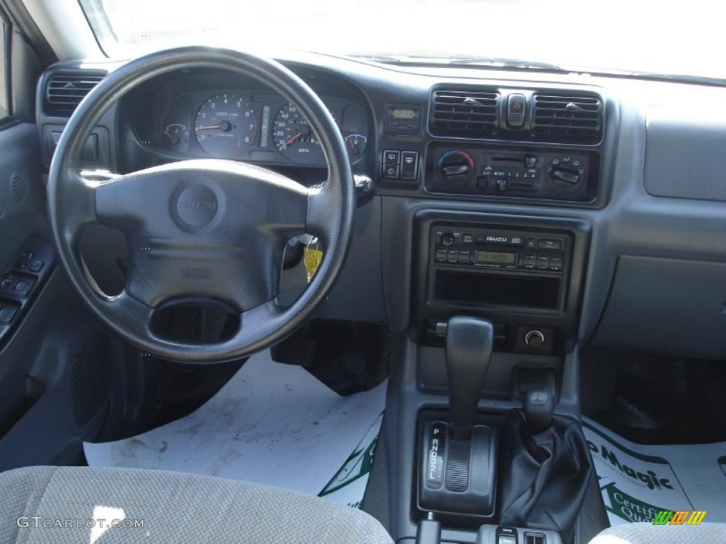 1999 Rodeo LS 4WD - Bright Silver Metallic / Gray photo #9