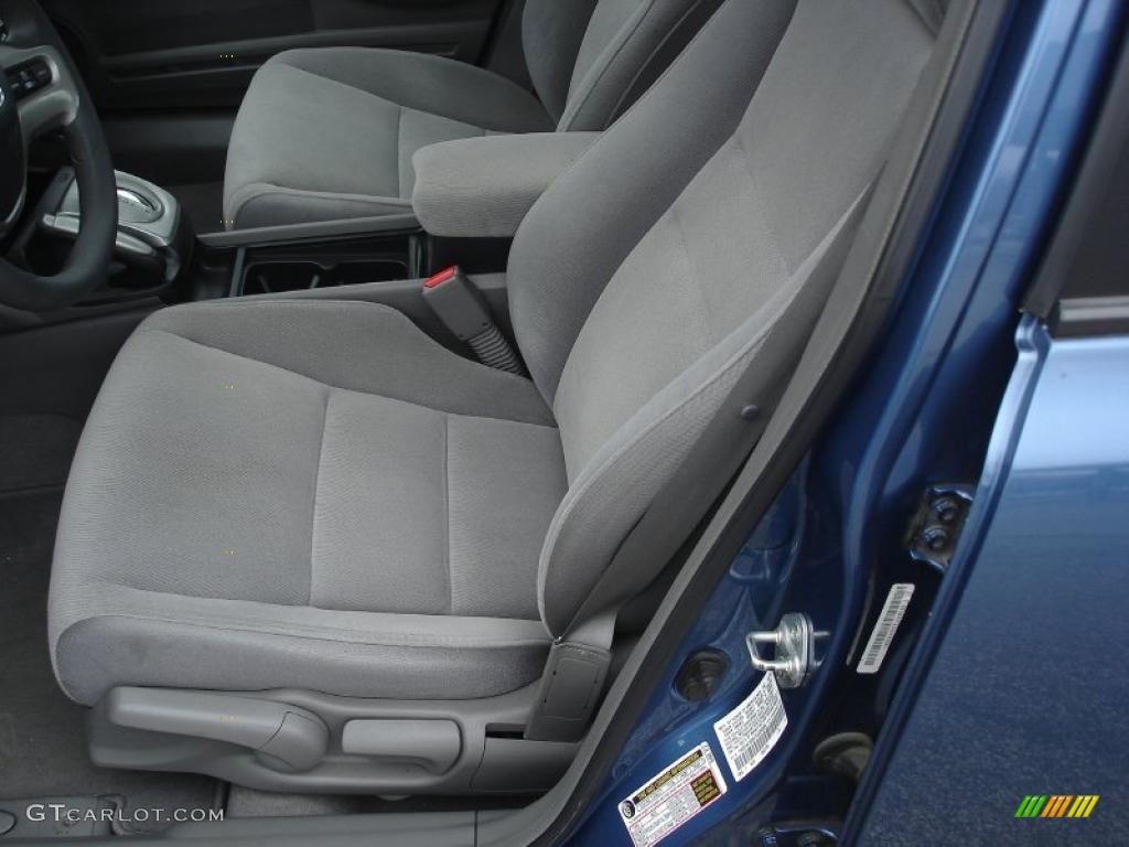 2007 Civic EX Sedan - Atomic Blue Metallic / Gray photo #13