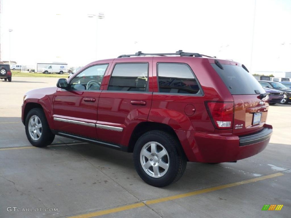 2010 Grand Cherokee Laredo 4x4 - Inferno Red Crystal Pearl / Dark Slate Gray photo #5