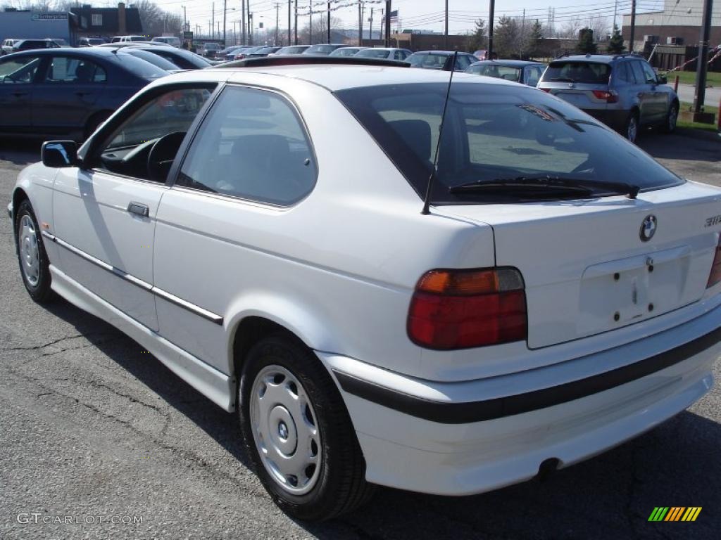 1997 3 Series 318ti Coupe - Alpine White / Black photo #6