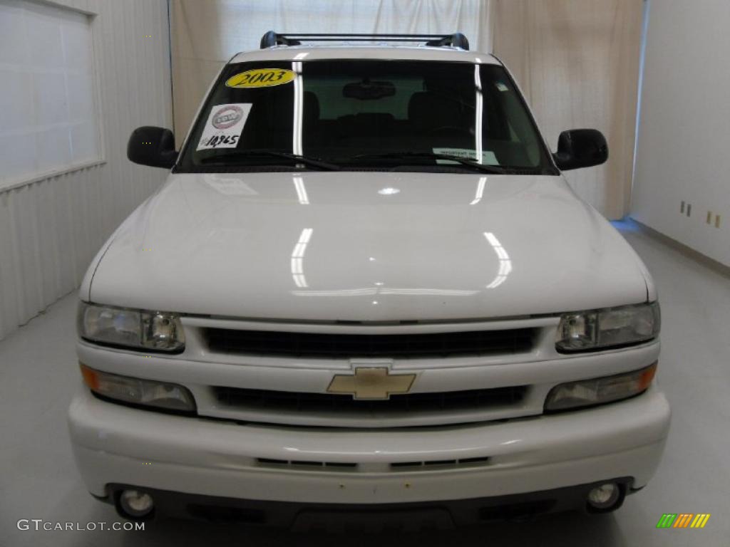 2003 Tahoe Z71 4x4 - Summit White / Tan/Neutral photo #6