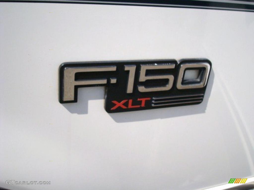 1995 F150 XL Regular Cab - Oxford White / Gray photo #26
