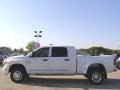 2008 Bright White Dodge Ram 3500 Laramie Mega Cab 4x4 Dually  photo #2