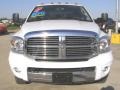 2008 Bright White Dodge Ram 3500 Laramie Mega Cab 4x4 Dually  photo #8