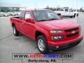 2010 Victory Red Chevrolet Colorado LT Extended Cab  photo #1