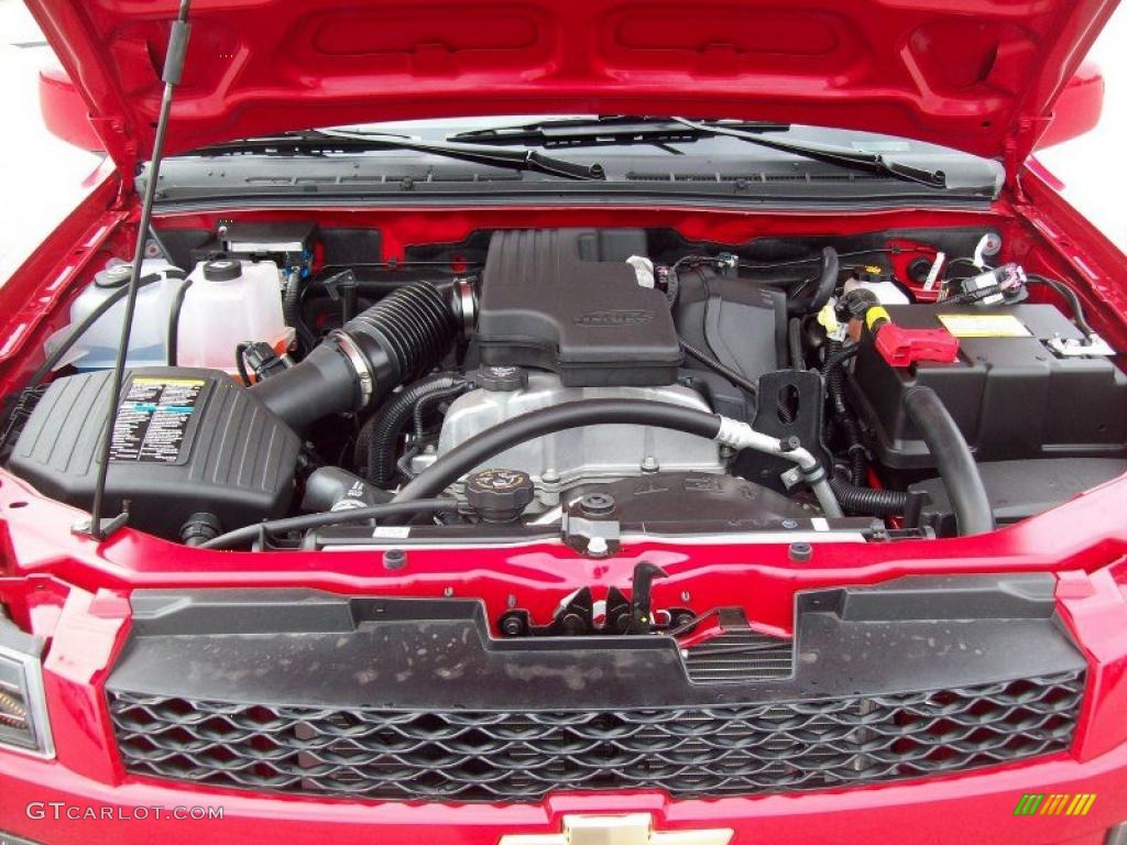 2010 Colorado LT Extended Cab - Victory Red / Ebony/Light Cashmere photo #9