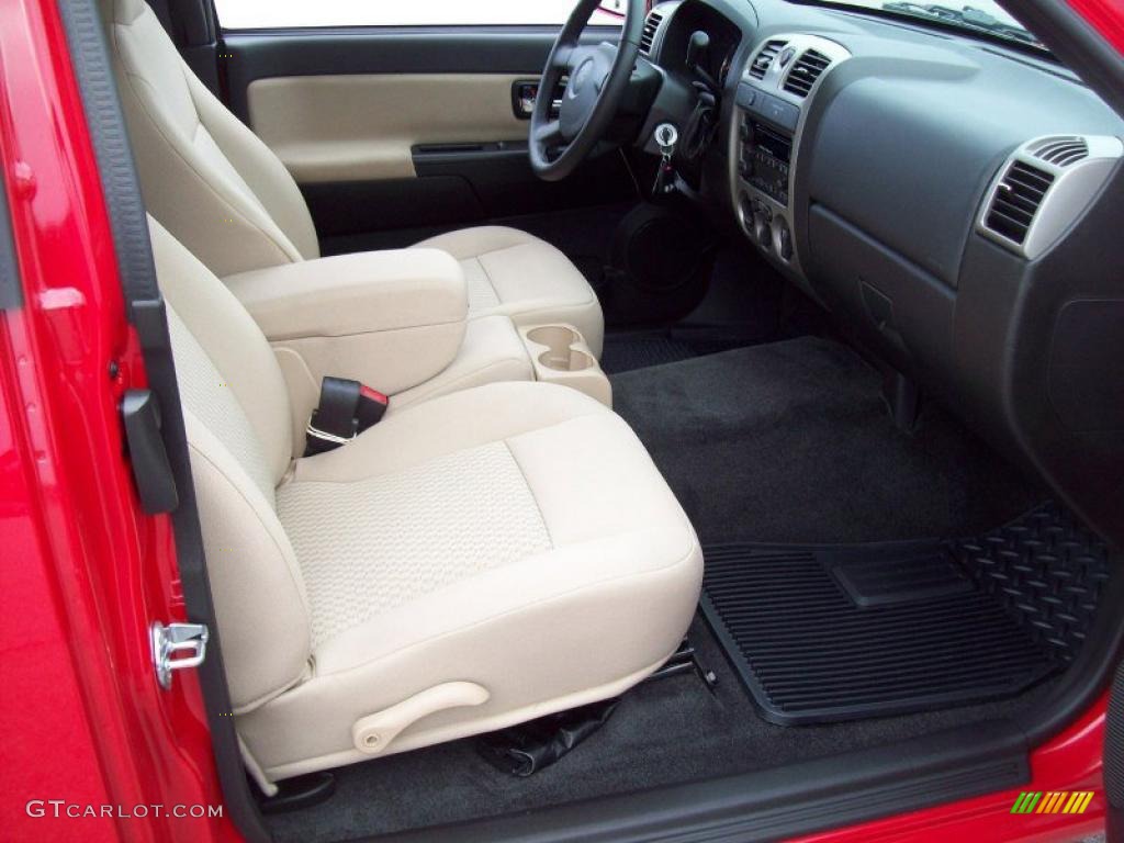 2010 Colorado LT Extended Cab - Victory Red / Ebony/Light Cashmere photo #13