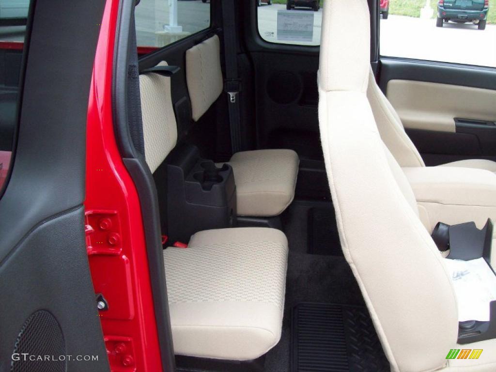 2010 Colorado LT Extended Cab - Victory Red / Ebony/Light Cashmere photo #23