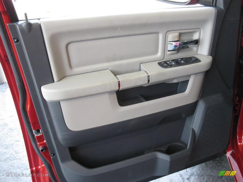 2010 Ram 1500 SLT Crew Cab - Inferno Red Crystal Pearl / Dark Slate/Medium Graystone photo #14