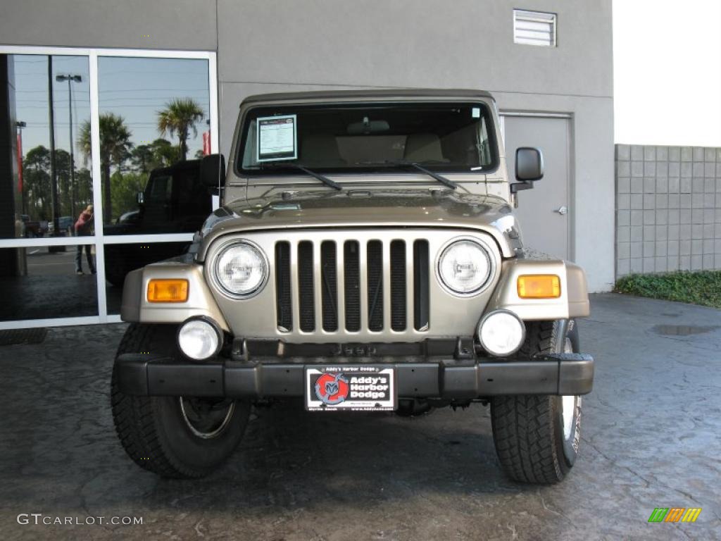 2006 Wrangler Unlimited 4x4 - Light Khaki Metallic / Khaki photo #2