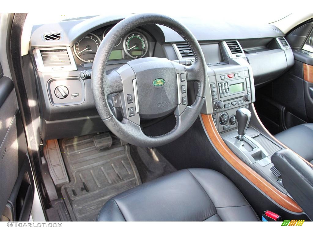 2006 Range Rover Sport HSE - Arctic Frost Metallic / Ebony Black photo #18