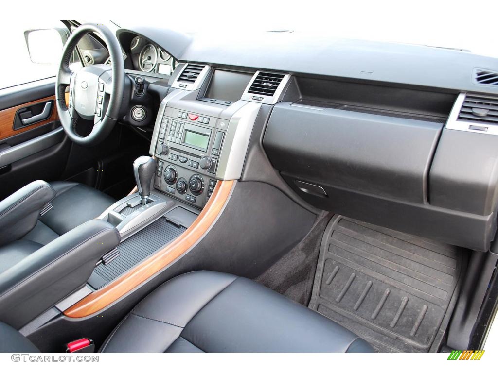 2006 Range Rover Sport HSE - Arctic Frost Metallic / Ebony Black photo #19