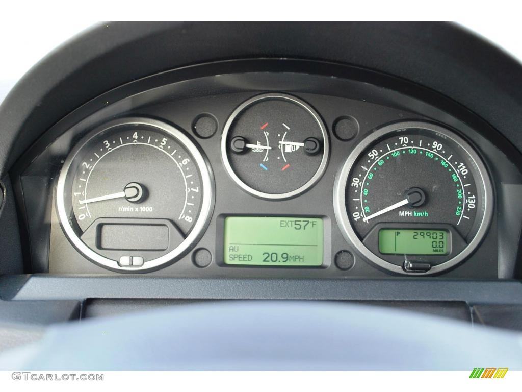 2006 Range Rover Sport HSE - Arctic Frost Metallic / Ebony Black photo #23