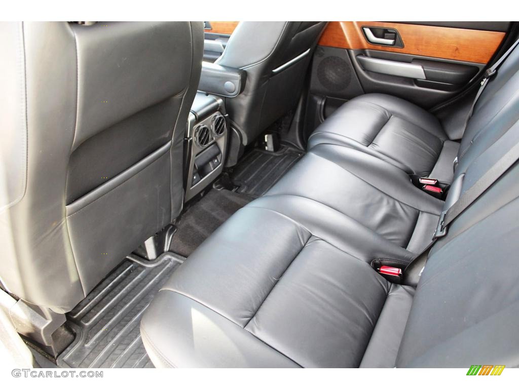 2006 Range Rover Sport HSE - Arctic Frost Metallic / Ebony Black photo #29