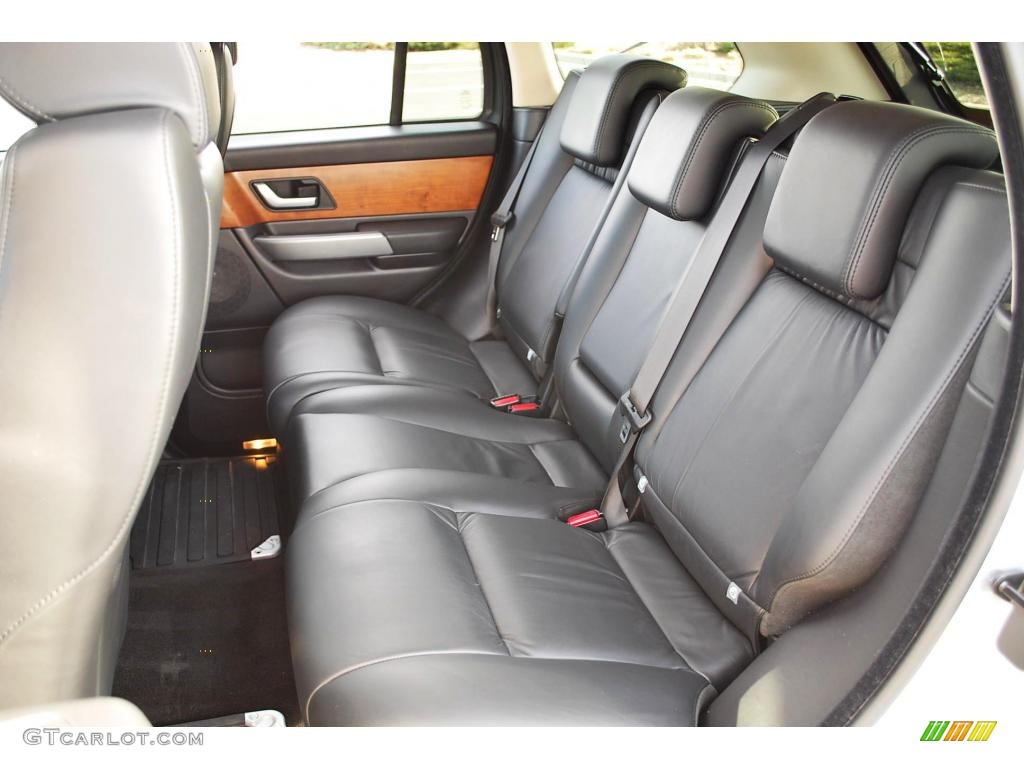 2006 Range Rover Sport HSE - Arctic Frost Metallic / Ebony Black photo #30
