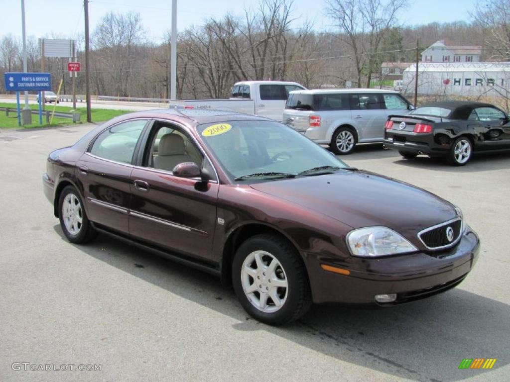 2000 Sable LS Premium Sedan - Chestnut Metallic / Medium Parchment photo #4